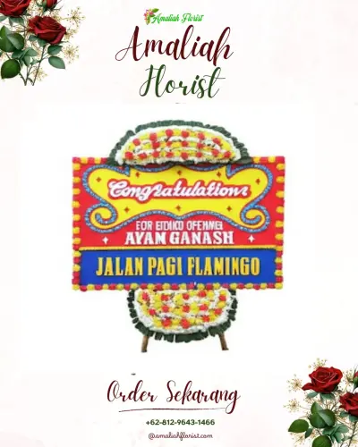 Bunga Papan Congratulation di Nyenang